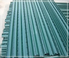 Green Plastic Coated Posts