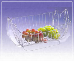 Wire Mesh Baskets with Handles
