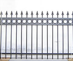 welded steel fence