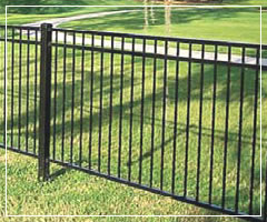 welded steel fence